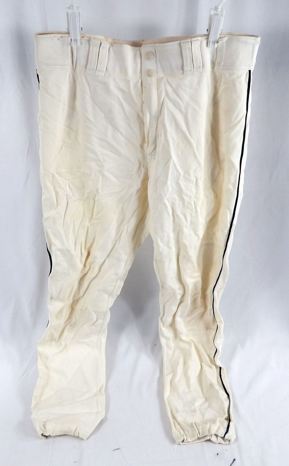 2000 Pittsburgh Pirates #39 Game Used White Baseball Pants Size 38 758