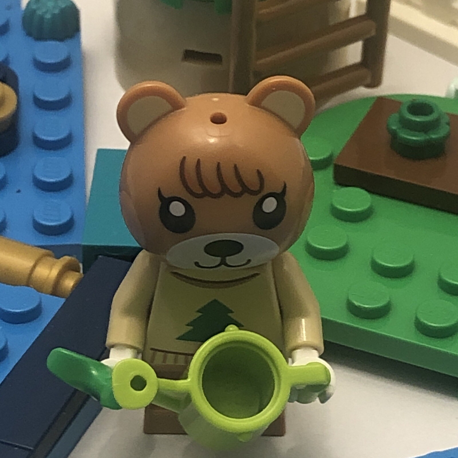 Lego Animal Crossing Maple Bear Minifig Minifigure Plus Accessories & Bricks