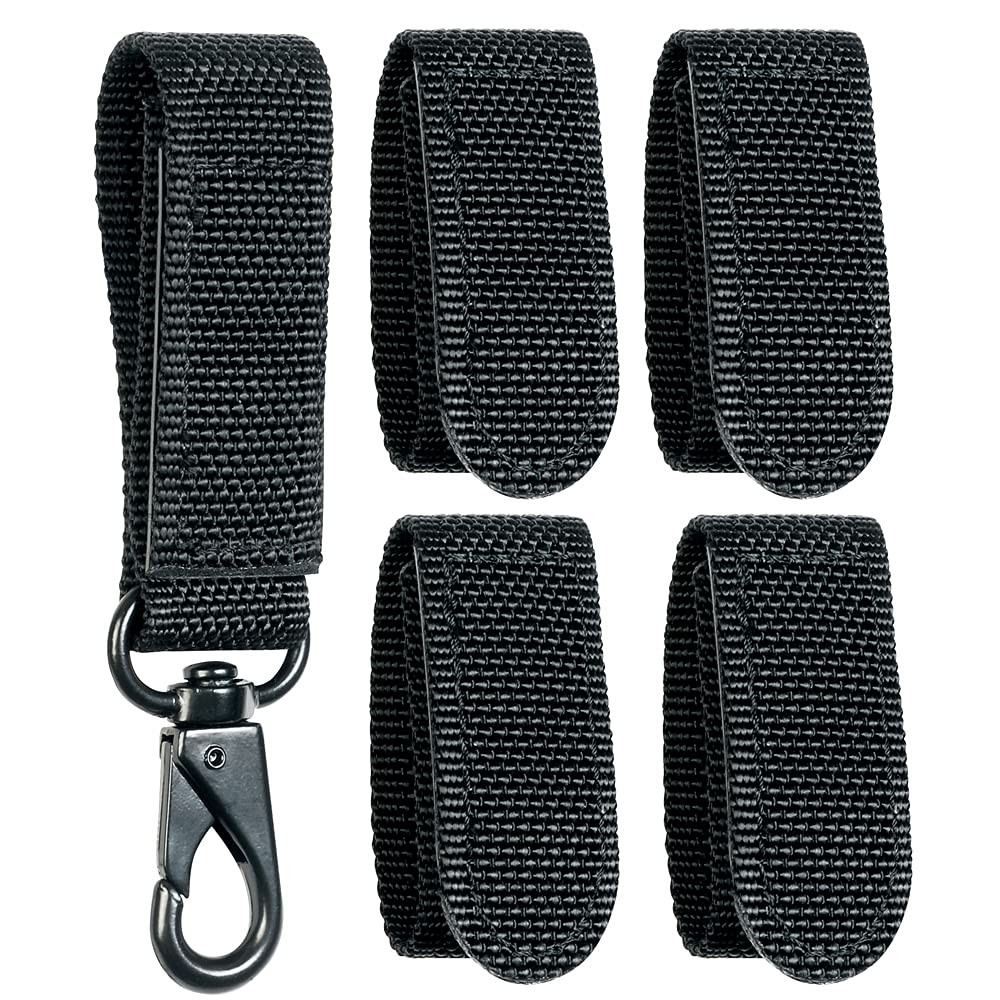 TAFTACFR Duty Belt Keeper with Double Snaps(Set of 1" wide, Nylon Hidden Snap 