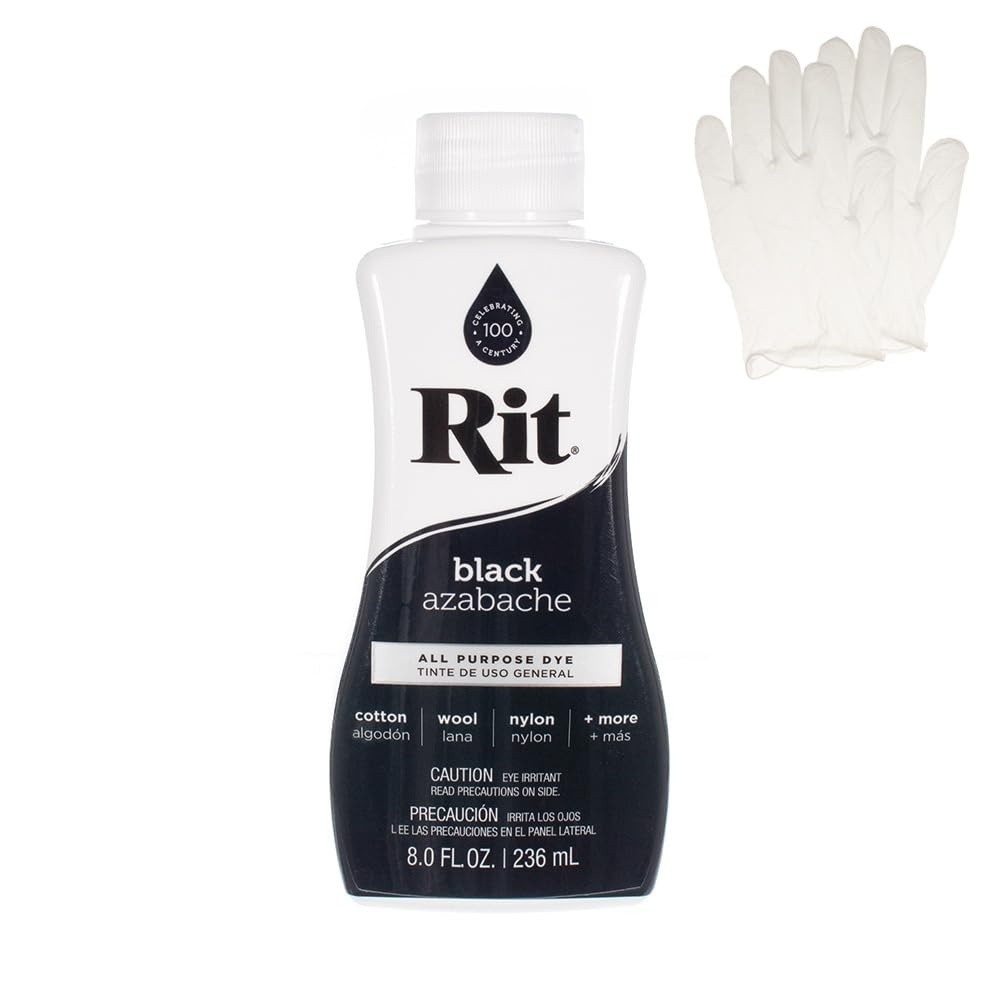 Rit Dye – Liquid Fabric Dye for Crafting, Clothing, and Décor – 8 oz. Bottle – 
