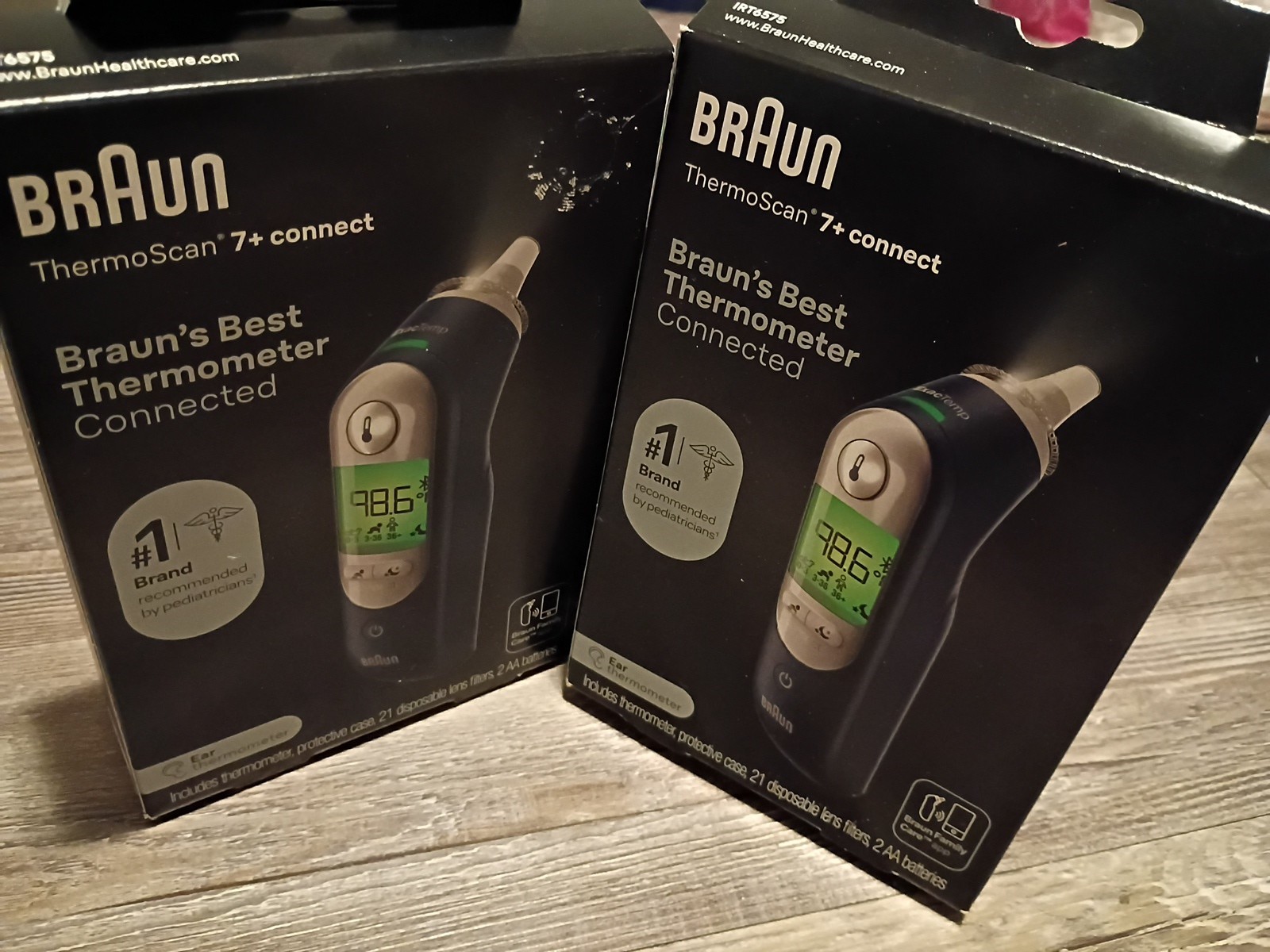 Braun ThermoScan 7+ Connect Ear Thermometer  Model IRT6575