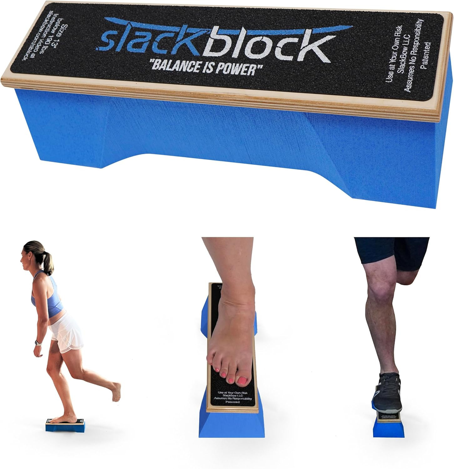 Slackbow Slackblock Athletic Balance Trainer – Improve Balance, Stability, and A