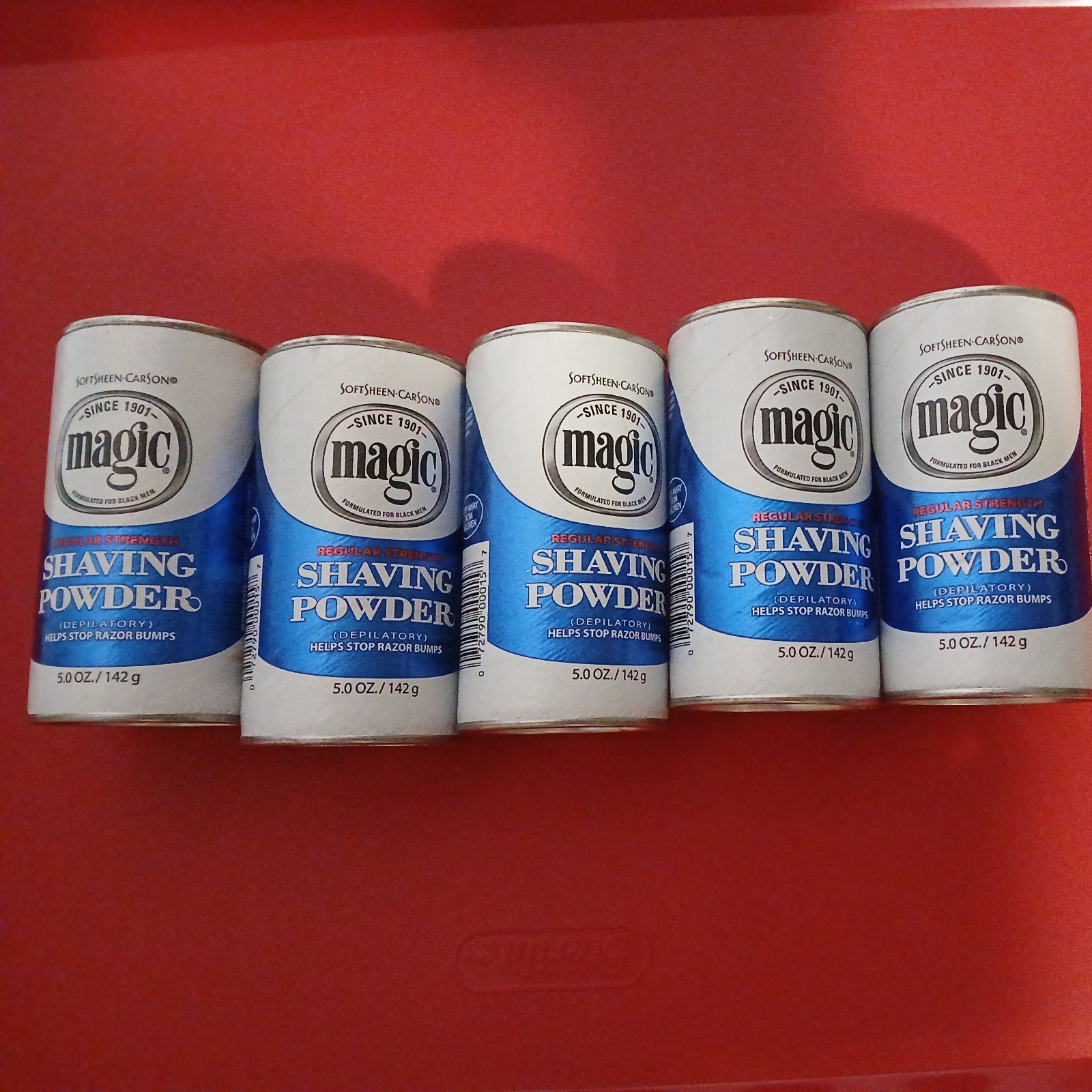 5X one lot Magic Shaving Powder 5 oz