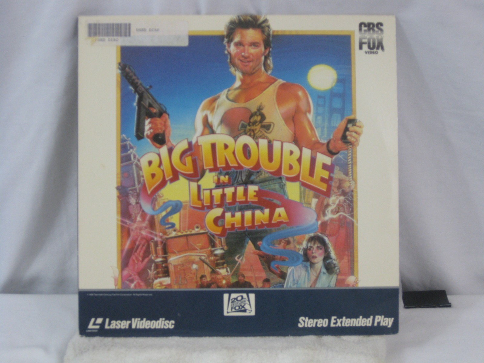 Big Trouble in Little China Extended Play Laserdisc Kurt Russell G+/VG+/VG+