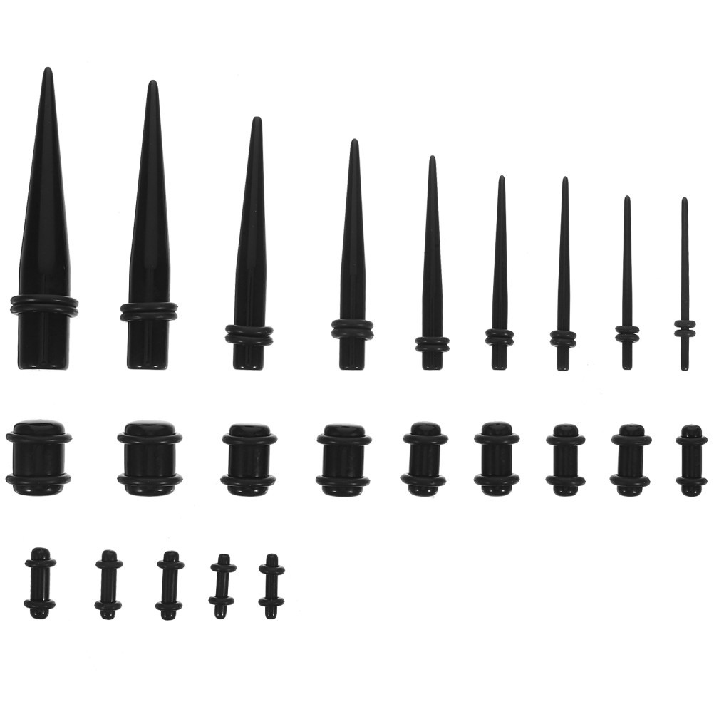 23Pcs Ear Expander Taper for Comfortable Stretching Experience