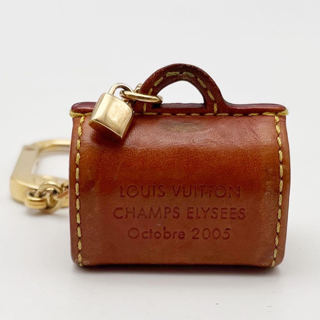 Louis Vuitton Porte Clefs Speedy Key Holder Gold Hardware Rare Item