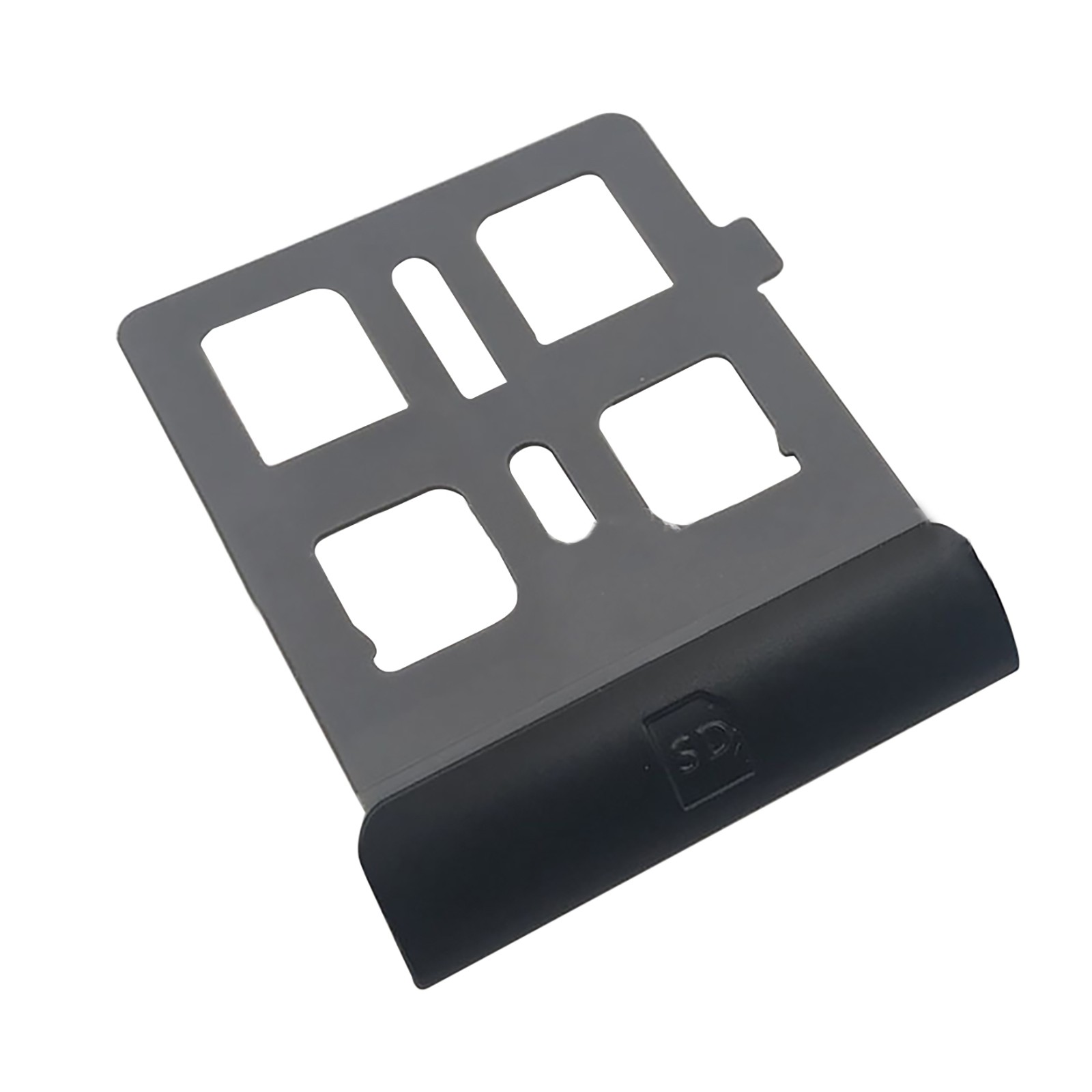 Black SD Game Card Slot Cover Holder Frame For Nintendo 3DSLL 3DSXL Console dd