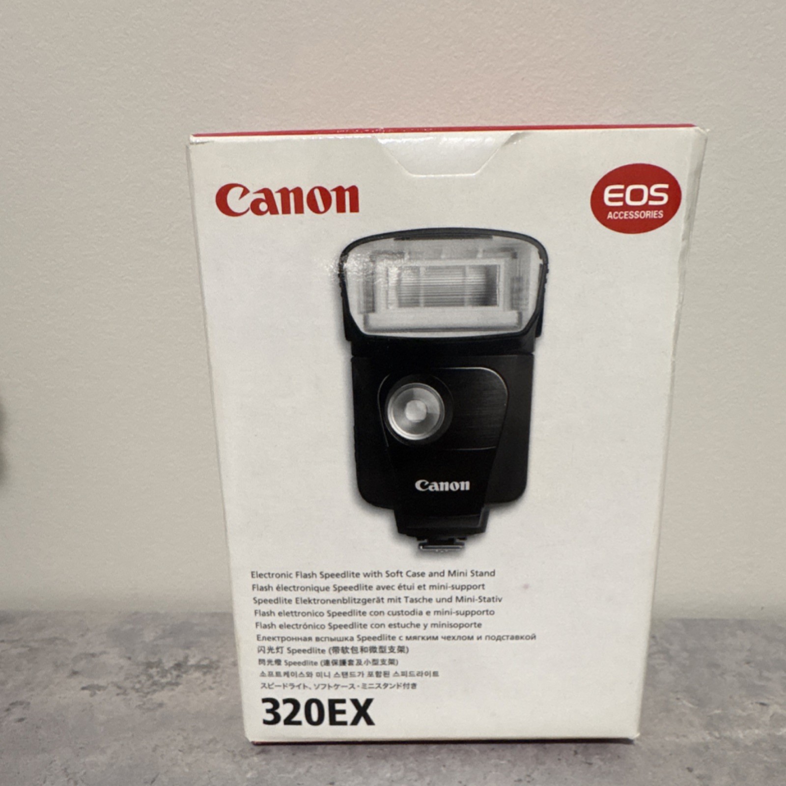 Canon Speedlite 320EX Shoe Mount Flash LED Light for EOS DSLR Cameras 5246B002