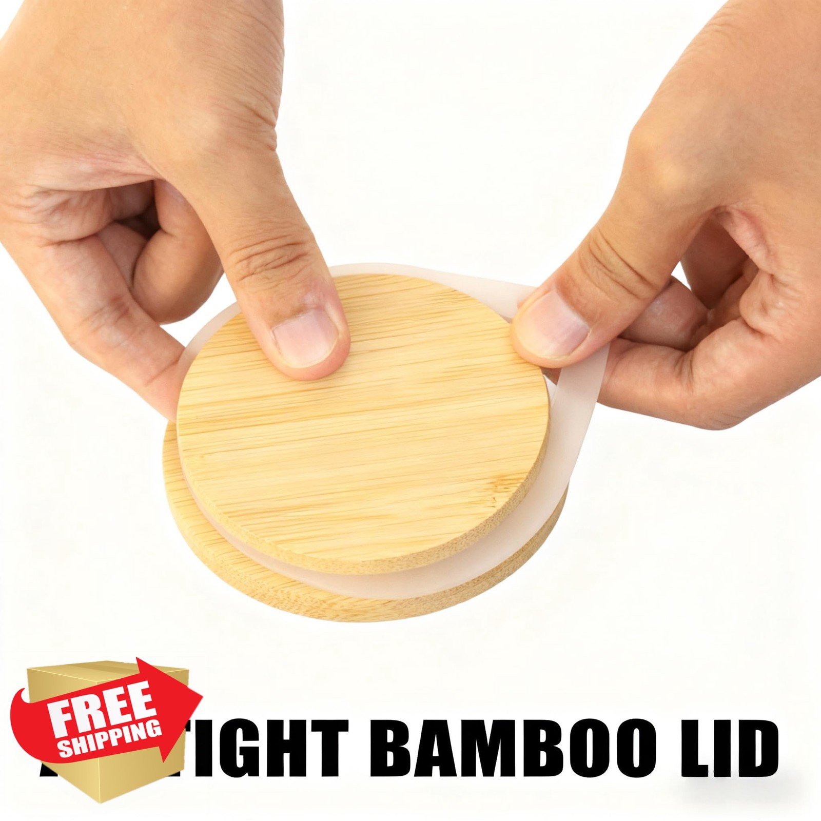 GLATABAM Candle Jars 10oz 12pk Frosted Powder with Bamboo Lids