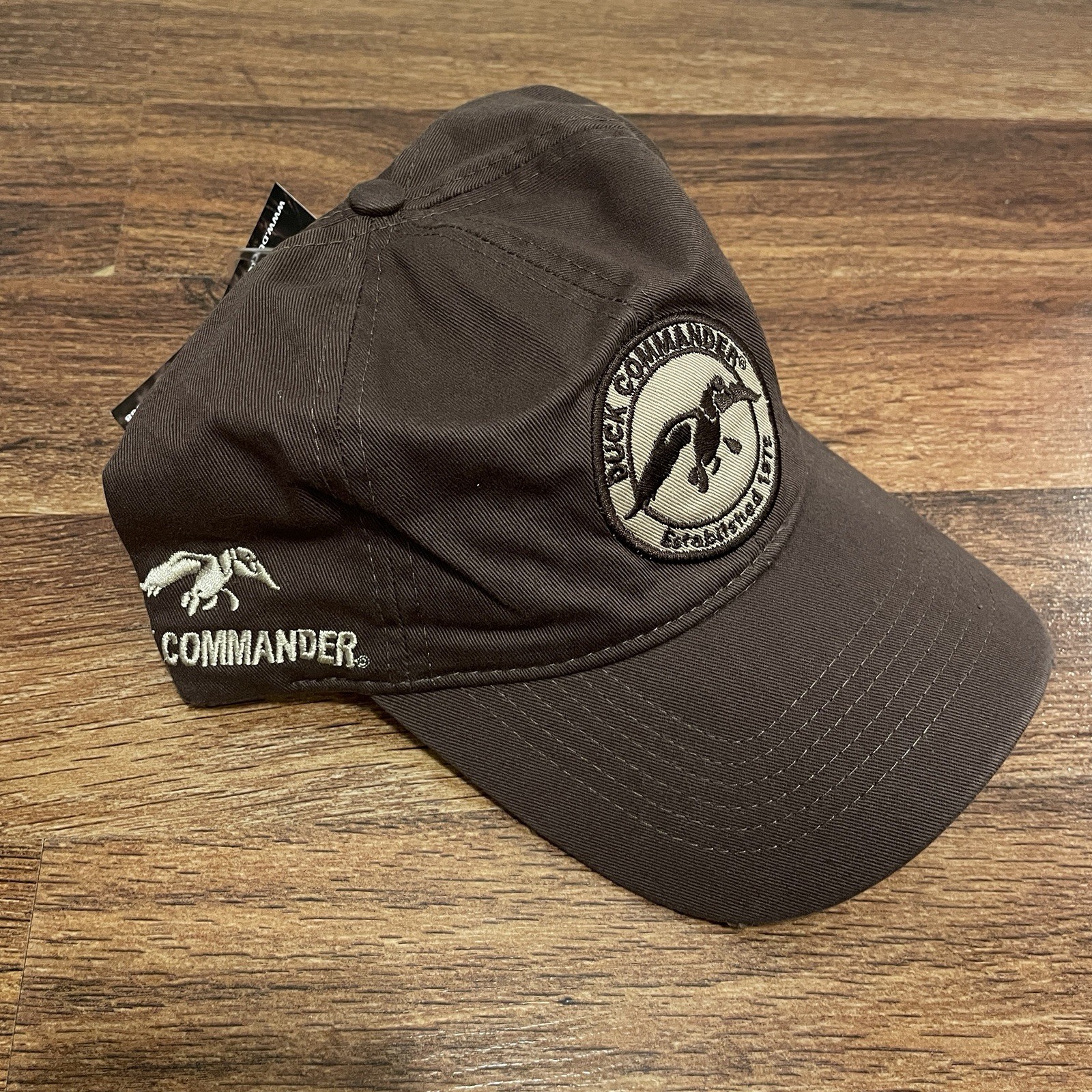 Duck Commander Ball Cap Chocolate Beige Cotton One Size Unisex Hat