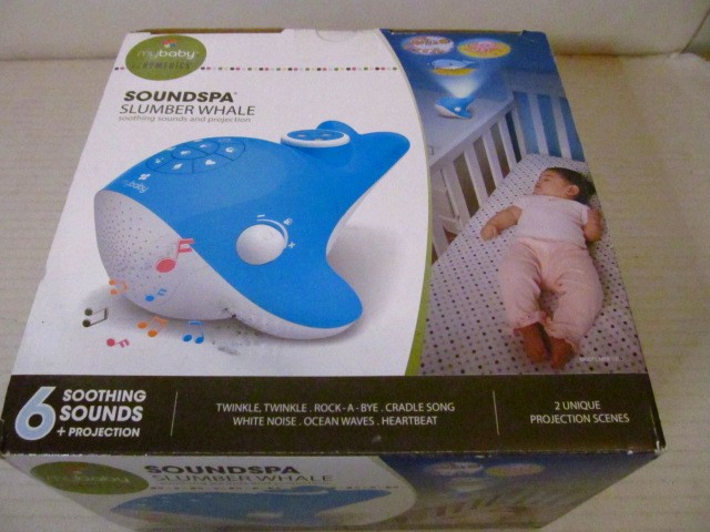 Homedics Mybaby Soundspa Slumber Whale Soothing Sounds and Projection MYB-S350