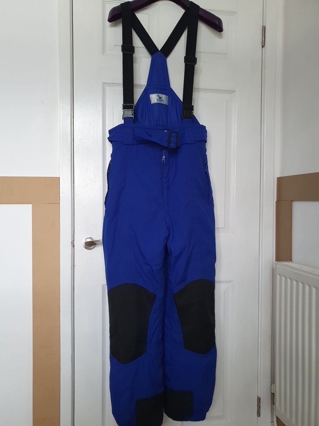 Rodeo Blue Black Ski Snowboarding Salopettes  Size UK Mens XL