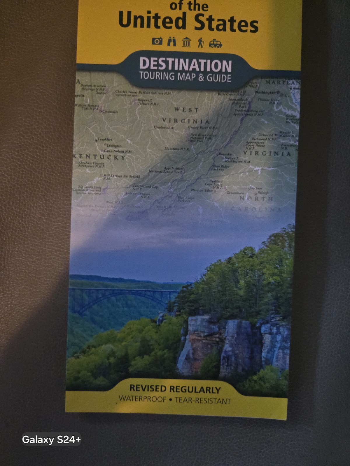 National Parks of the United States Waterproof Tear-Resistant Map