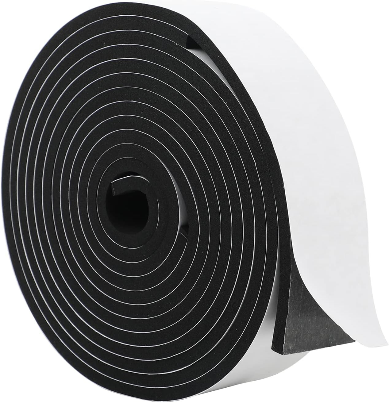 Weather Stripping Door Seal, 2 Inch Wide X 1/4 Inch Thick Adhesive Foam Tape Sou
