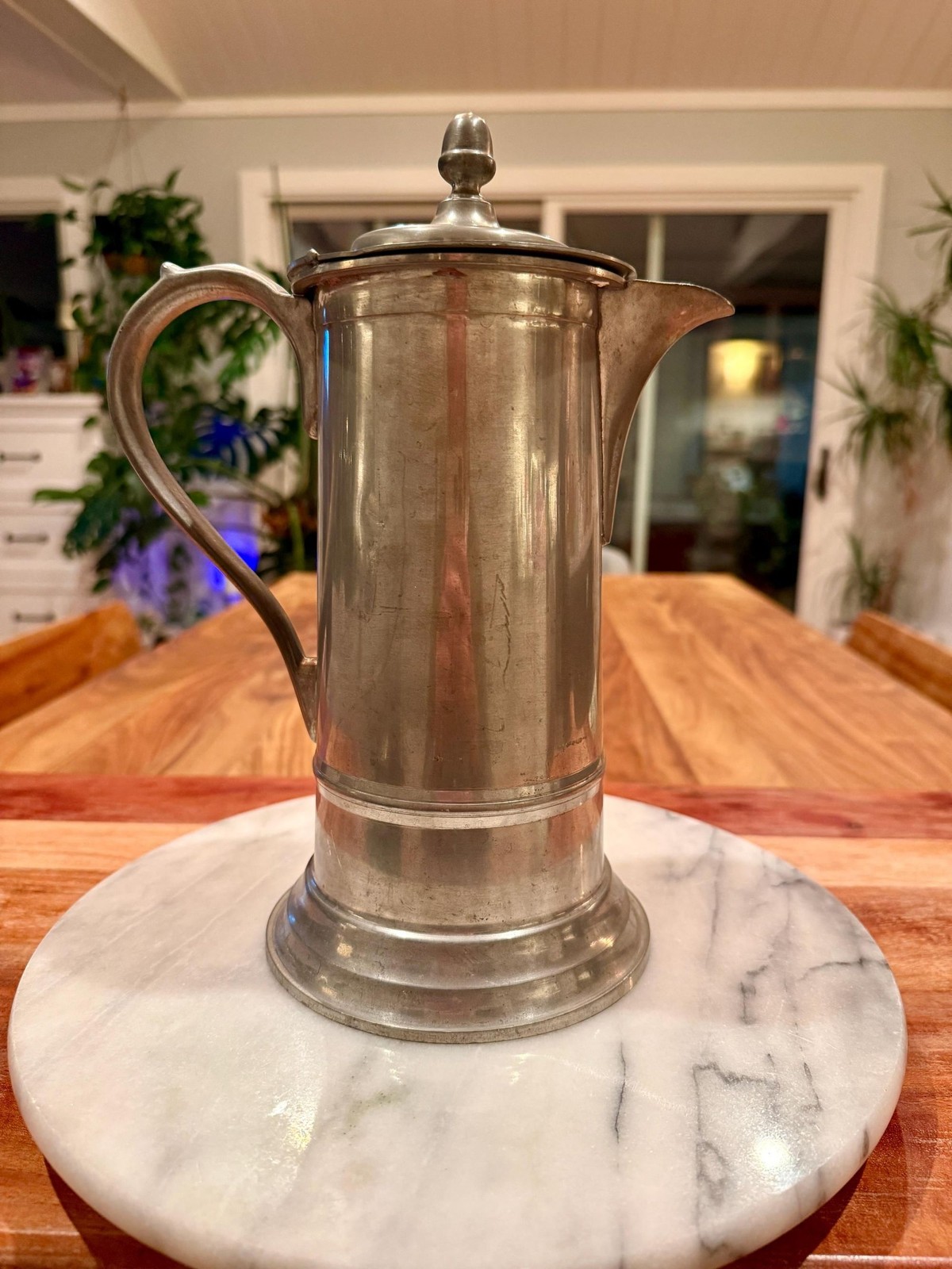 Vintage Woodbury Pewterers Coffee or Tea Pot