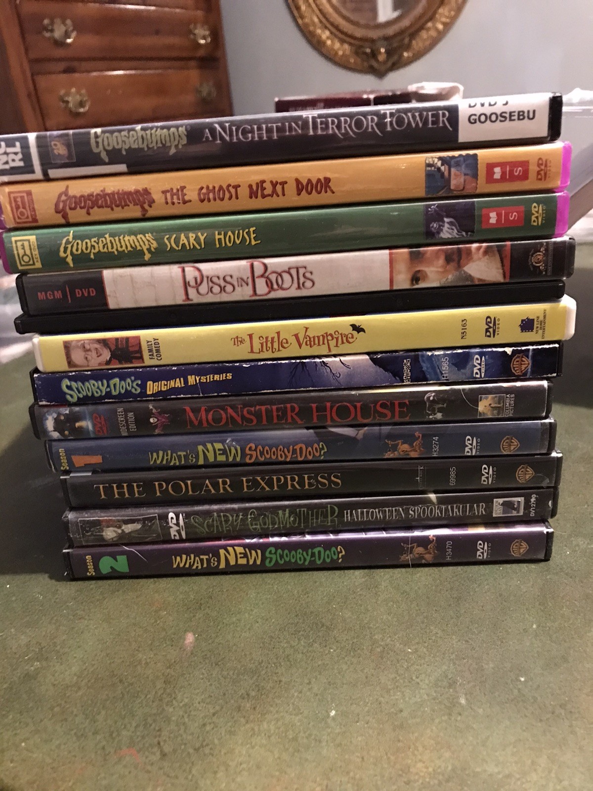 12 Mix Lot Goosebumps Scooby-doo’s & Other Children DVD Movies W/cases
