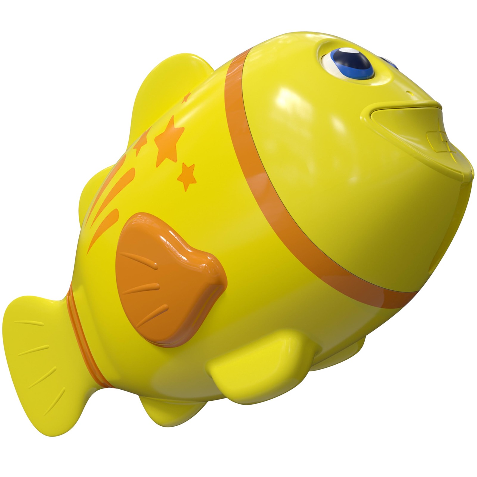 Rechargeable Swimming Fish , Light up Bath Toys with Temp-Color Eyes for Baby...