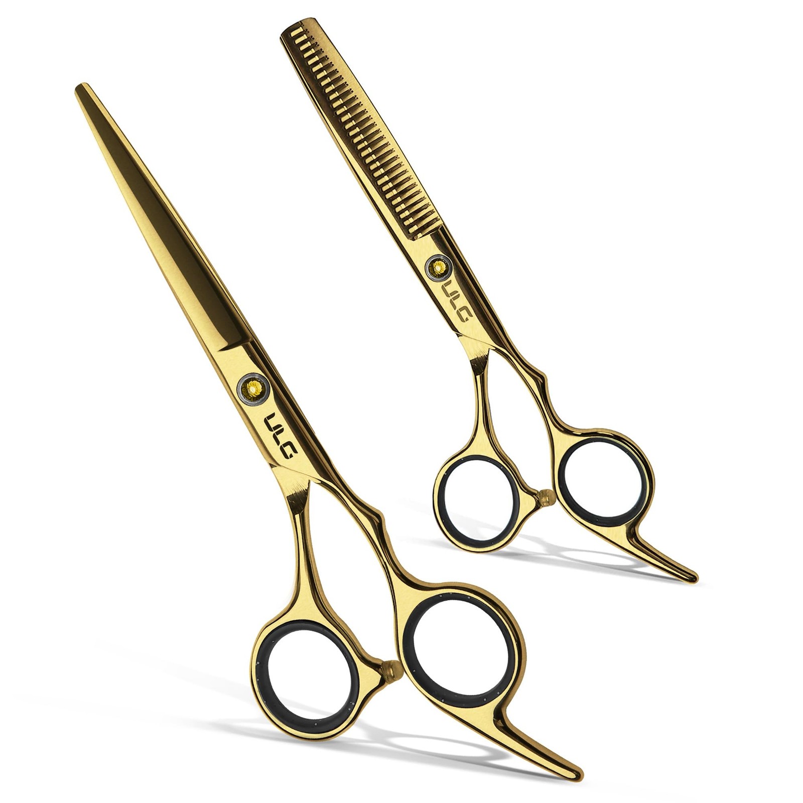 Hair Cutting Scissors Thinning Shears Kit Professional Barber Hairdressing Te...