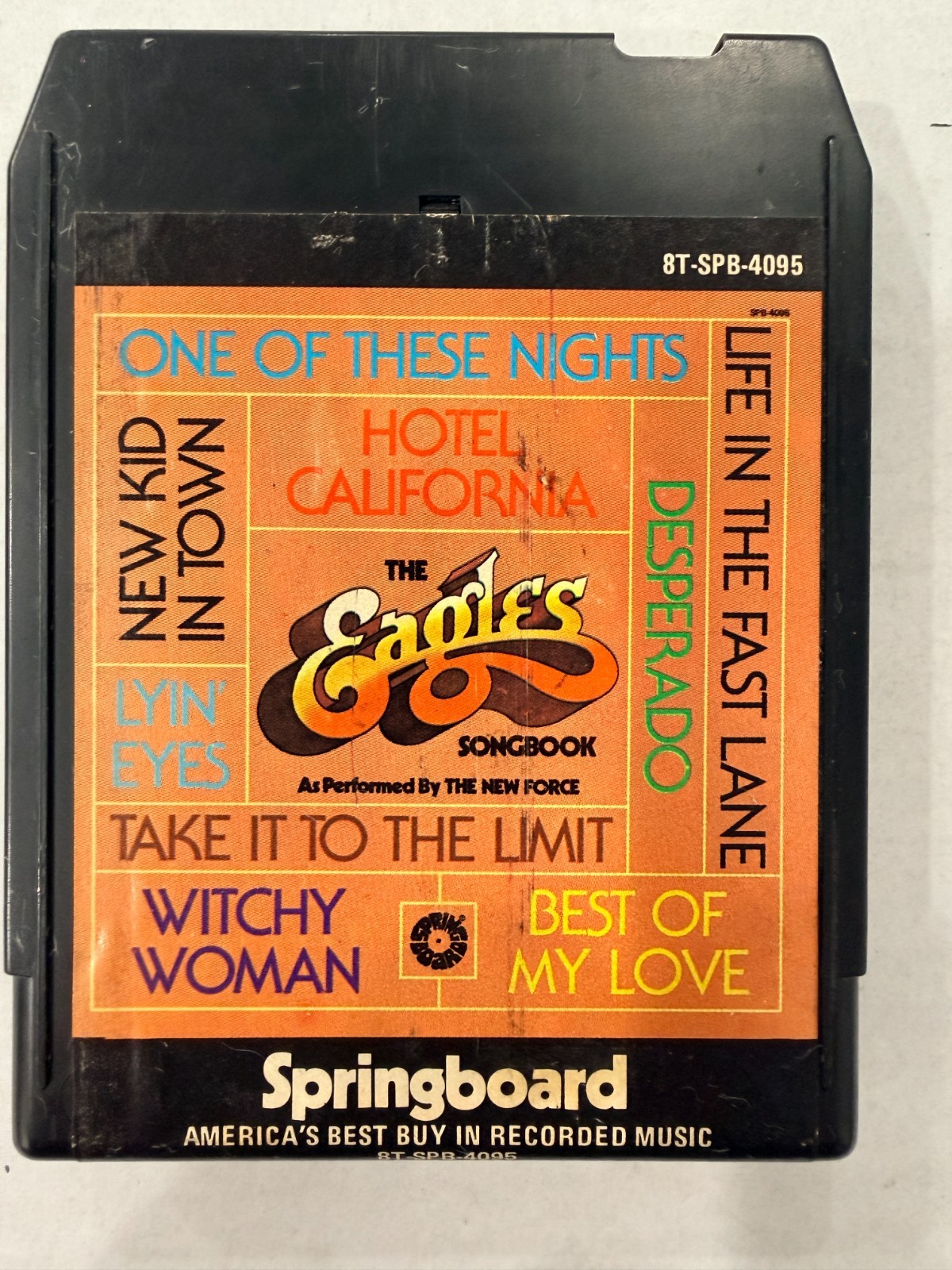 The Eagles Songbook Vintage 8-Track Cartridge Tape