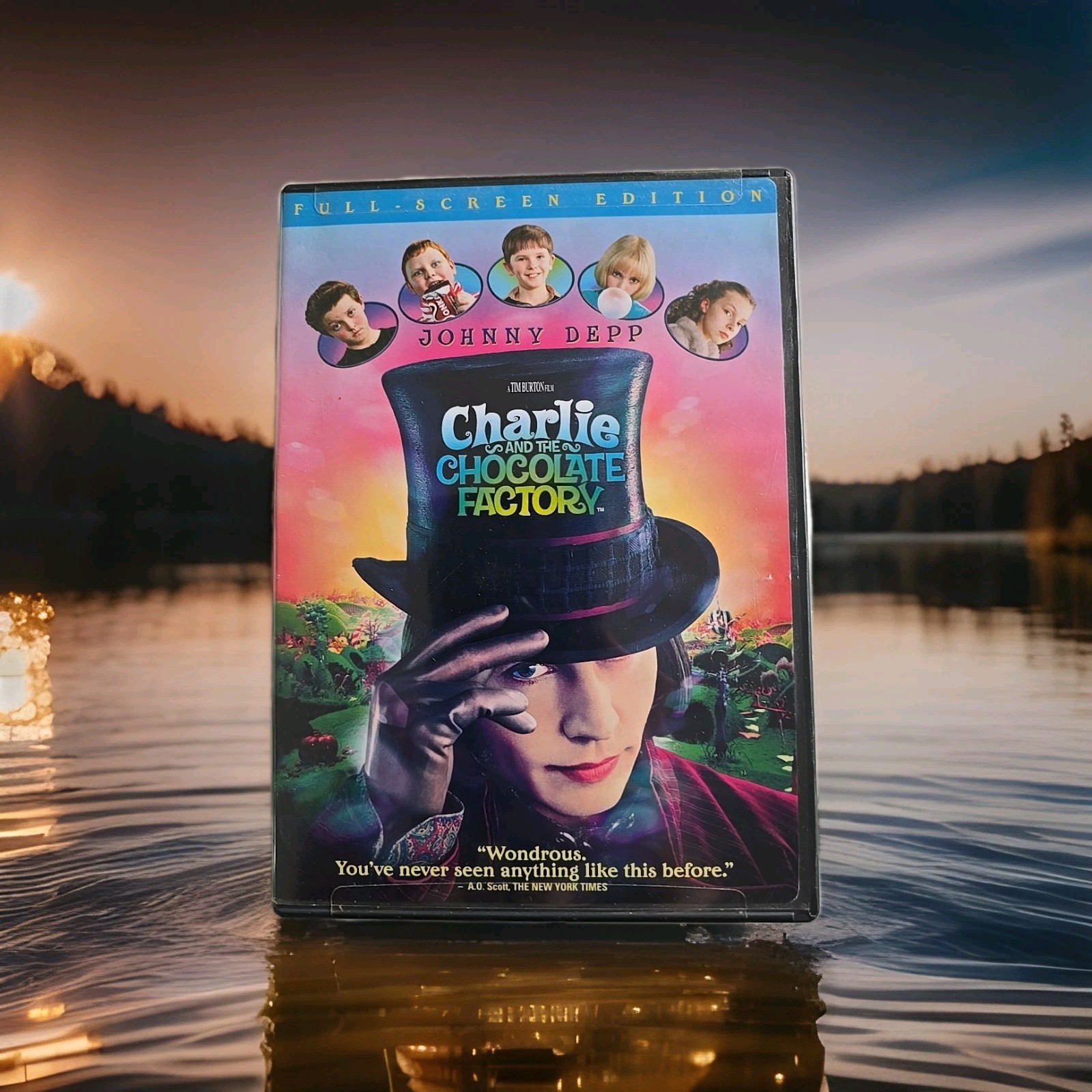Charlie and the Chocolate Factory, Johnny Depp  DVD 2005 Full Screen Esition