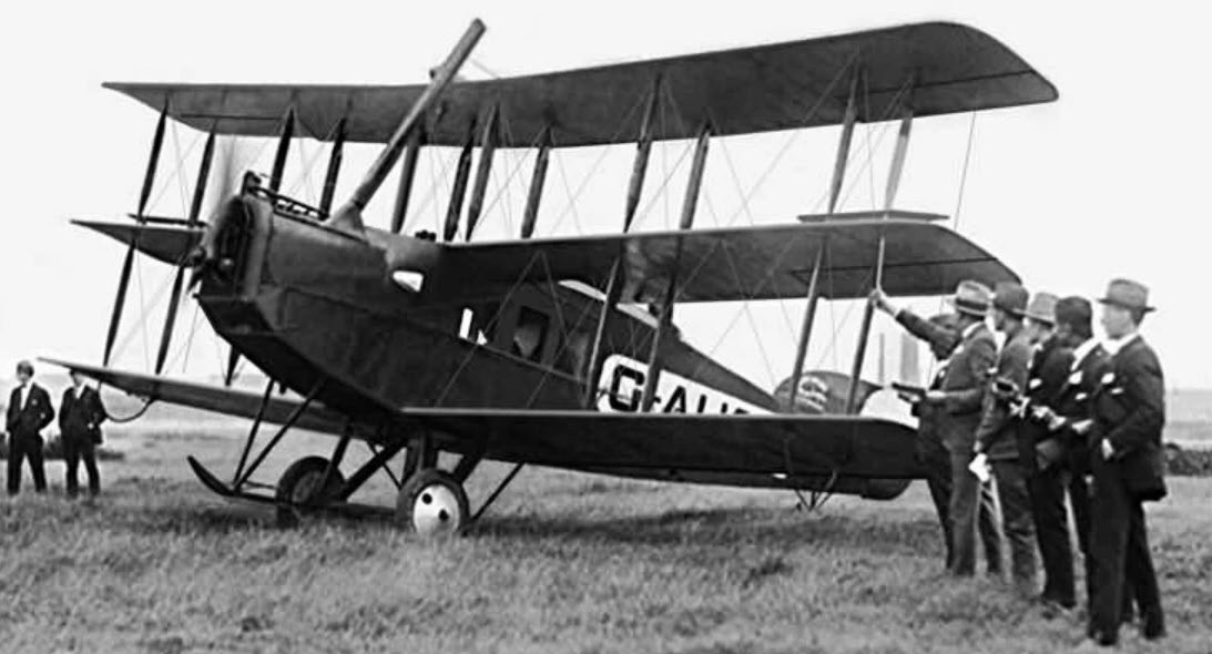 Avro 547 Mahogany Desktop Kiln Dried Wood Airplane New Model Large Scale 1/32