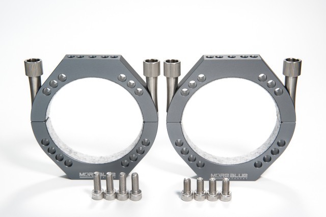 MORE BLUE TB004 80mm Tube Holder Rings CNC Aluminum Telescope Mount FS-60 FC-76