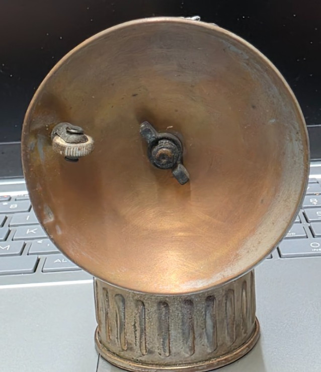 Antique Justrite Carbide Miners Lamp Acetylene Coal Mining Light