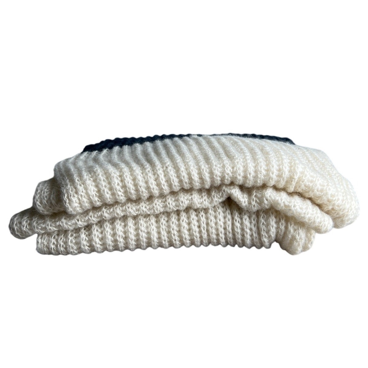 NWT Forever 21 182" Long Blue & White Knit Scarf 