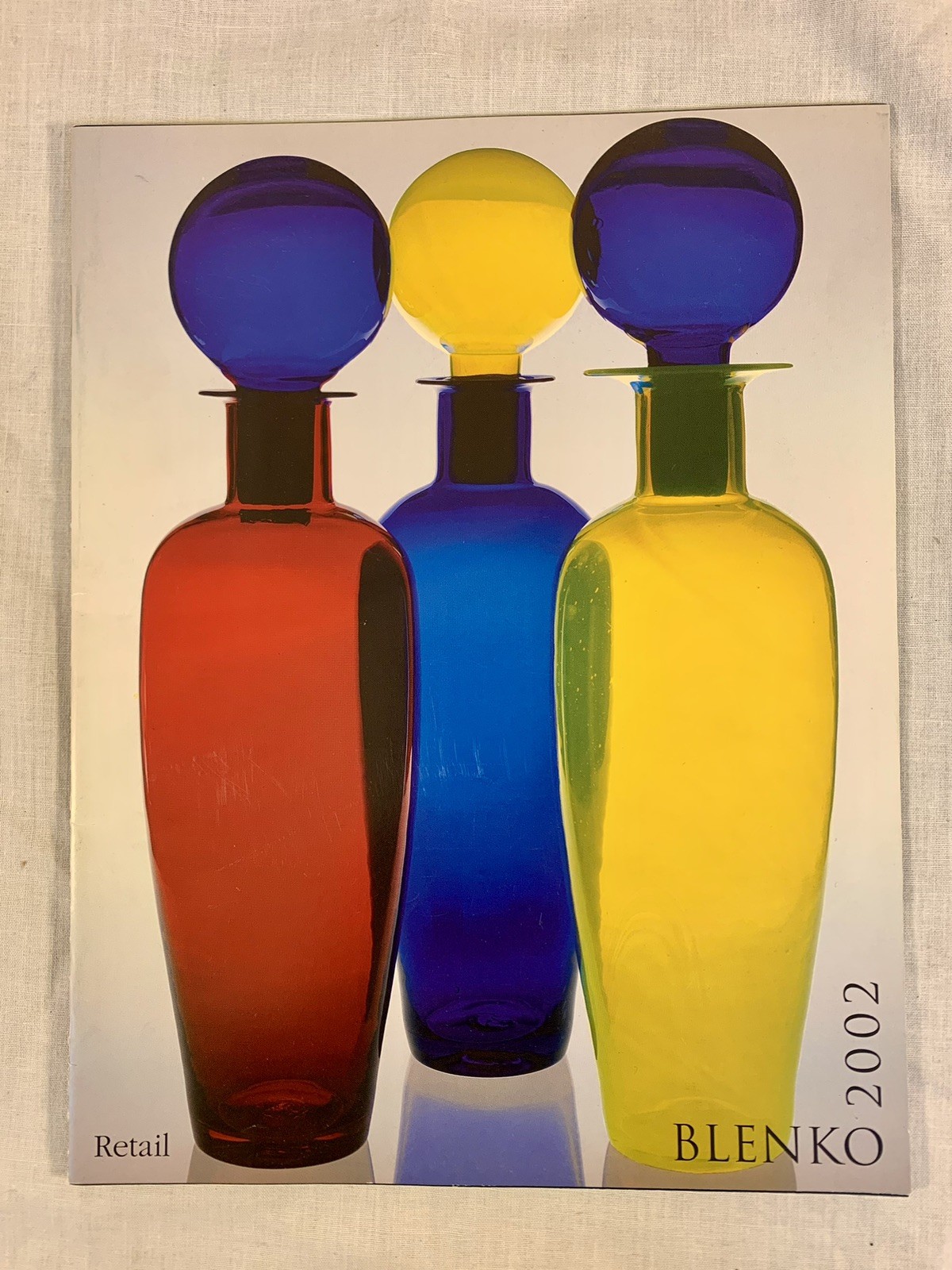 Original BLENKO 2002 GLASS CATALOG w/ WHOLESALE PRICE LIST ~ NOS COPY