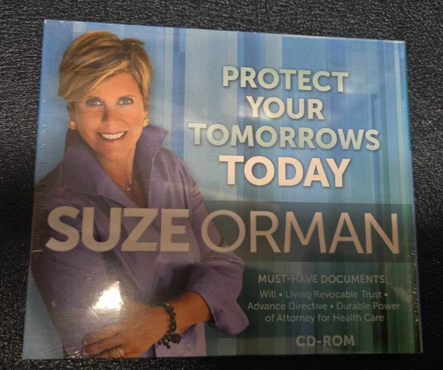 Suze Orman Package Lot Dvd Cd Book Financial Solutions Protect Your Tomorrow...
