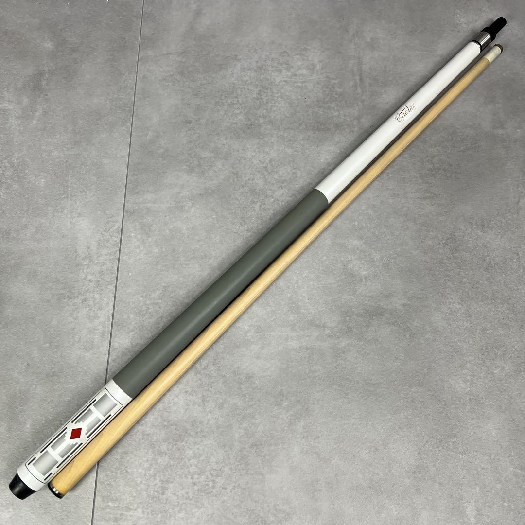 Cuetec Fiberglass Billiard Cue 29.7 White Warp-Resistant Used WW2