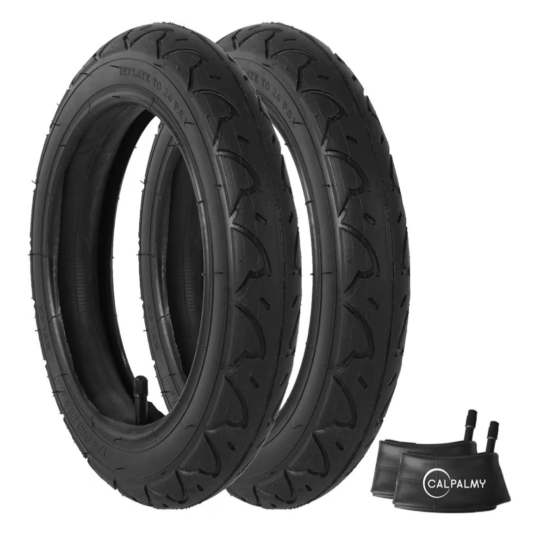 CalPalmy 16" x 1.75/2.15Stroller Wheel Replacement Tubes and Tires