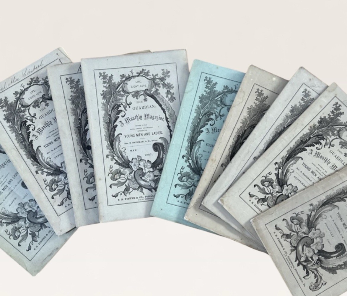 Antique The Guardian A Monthly Magazine Young For Men & Ladies Lot of 10