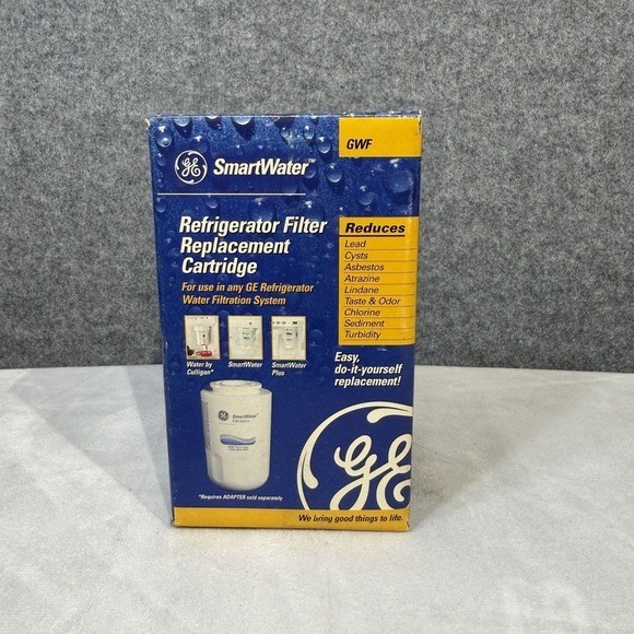 GE SmartWater Refrigerator Filter Replacement Cartridge GWF