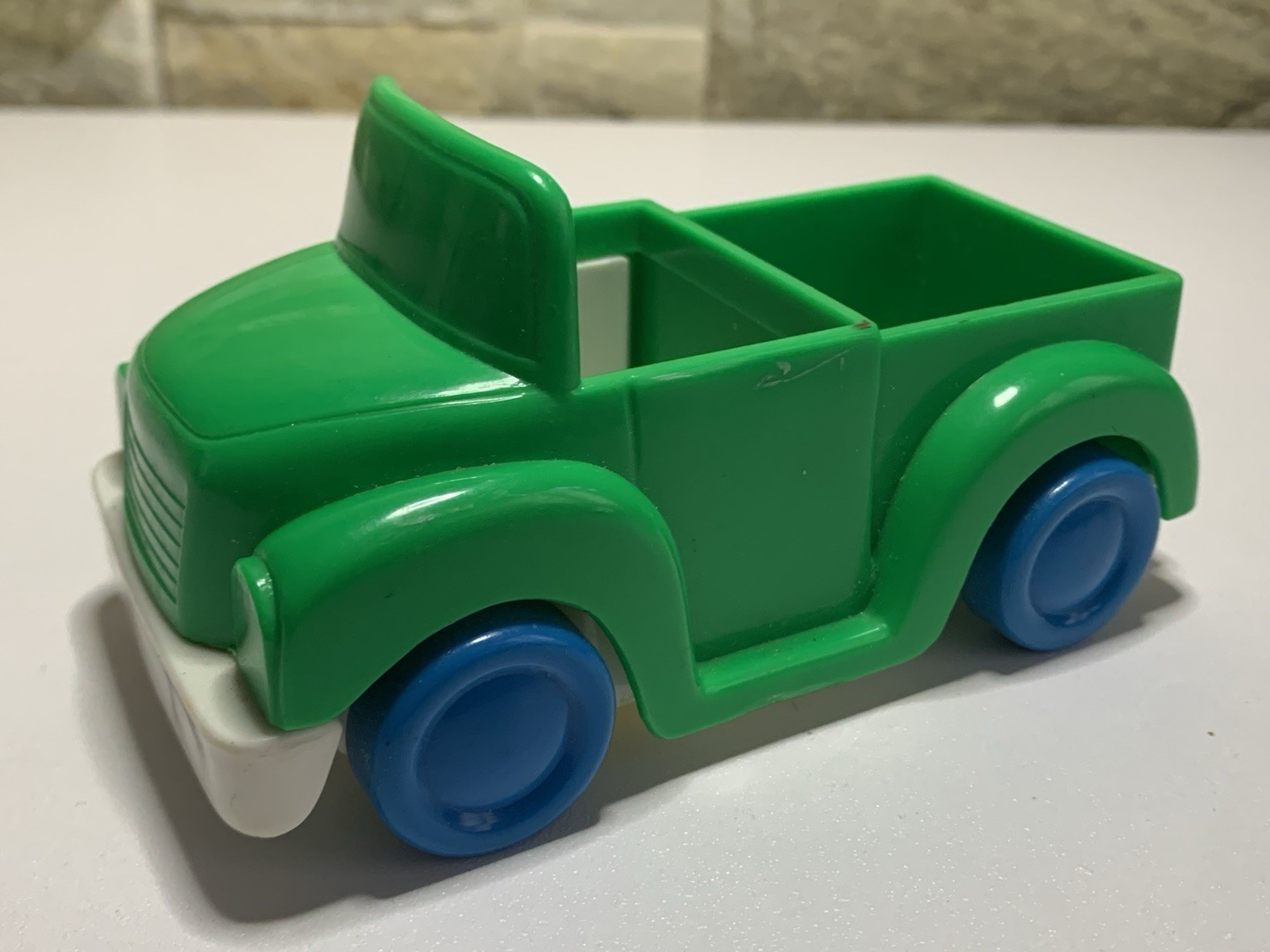 Vintage Illco Sesame Street Jim Henderson Kermit The Frog Push Along Car