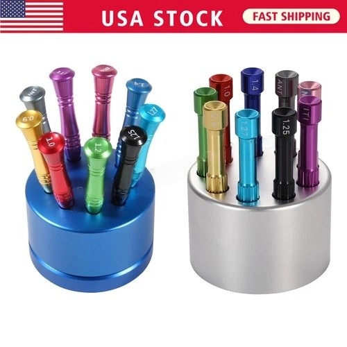 Dental Implant Screw Driver Kit 9pcs Abutment Prosthetic Drivers Kit Lab tool