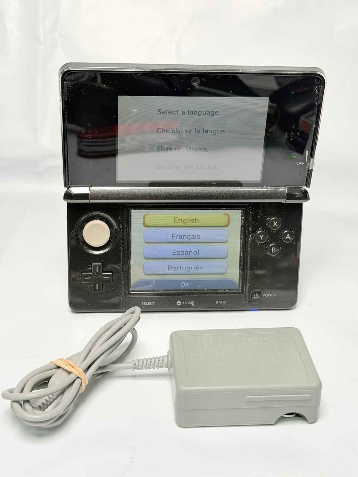 Working Nintendo 3DS Handheld Video Game Console Black CTR-001 (USA) US Model