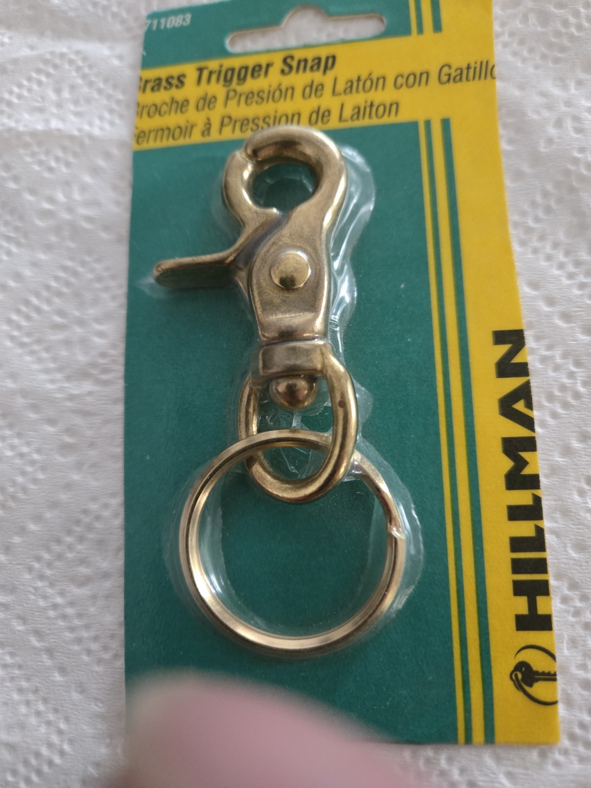 Hillman Brass Trigger Snap # 711083 New