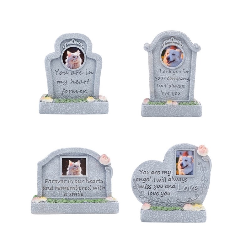 Pet Remembrances Tombstone Weatherproof Cats and Dog Headstones for Eternalize