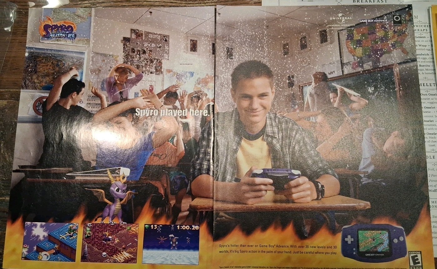 Spyro Season Of Ice Print Ad 2002 16x11