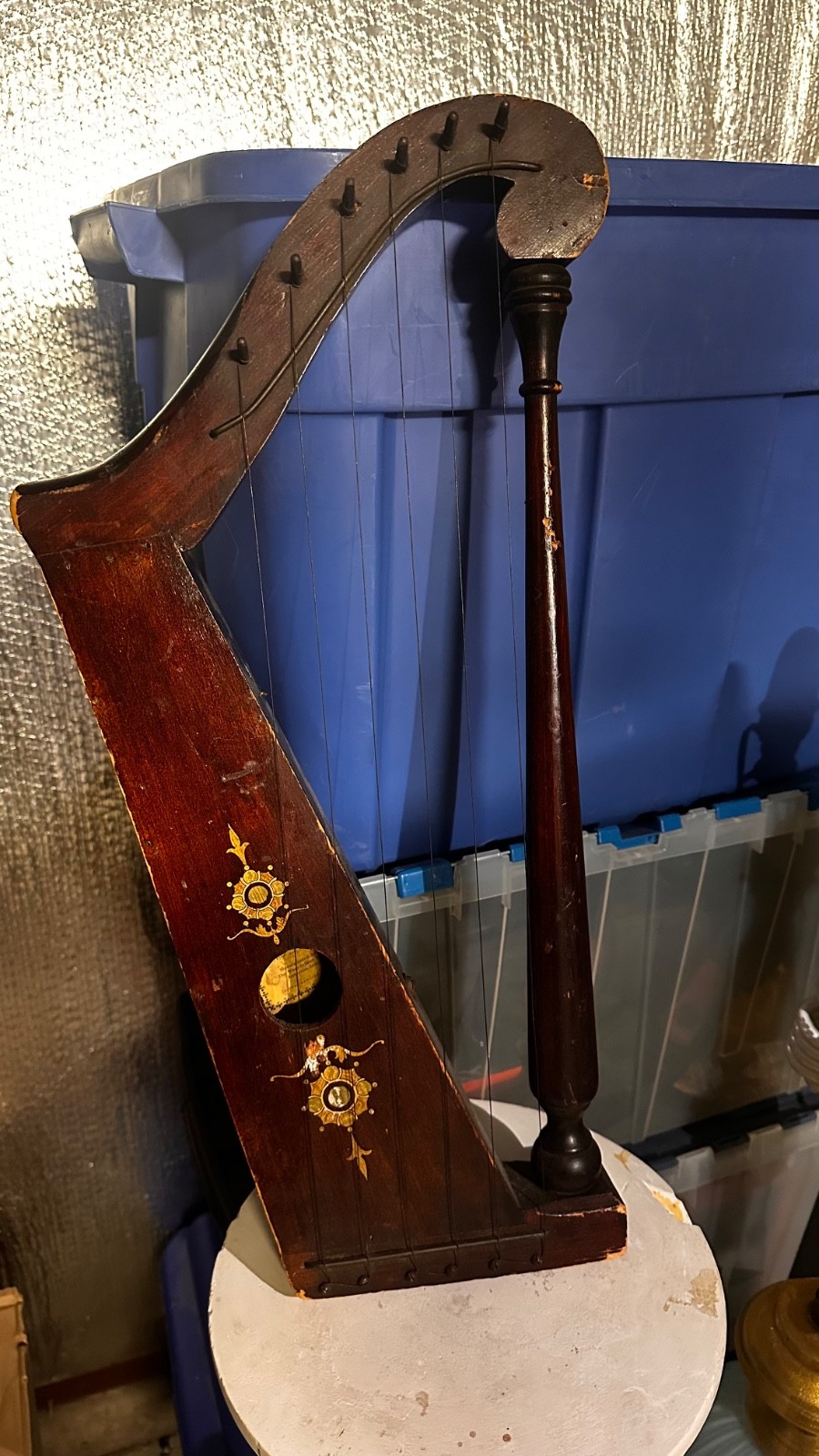 Antique 1930’s Ward Stilson Mahogany 9584 Automatic Harp Music Box Working