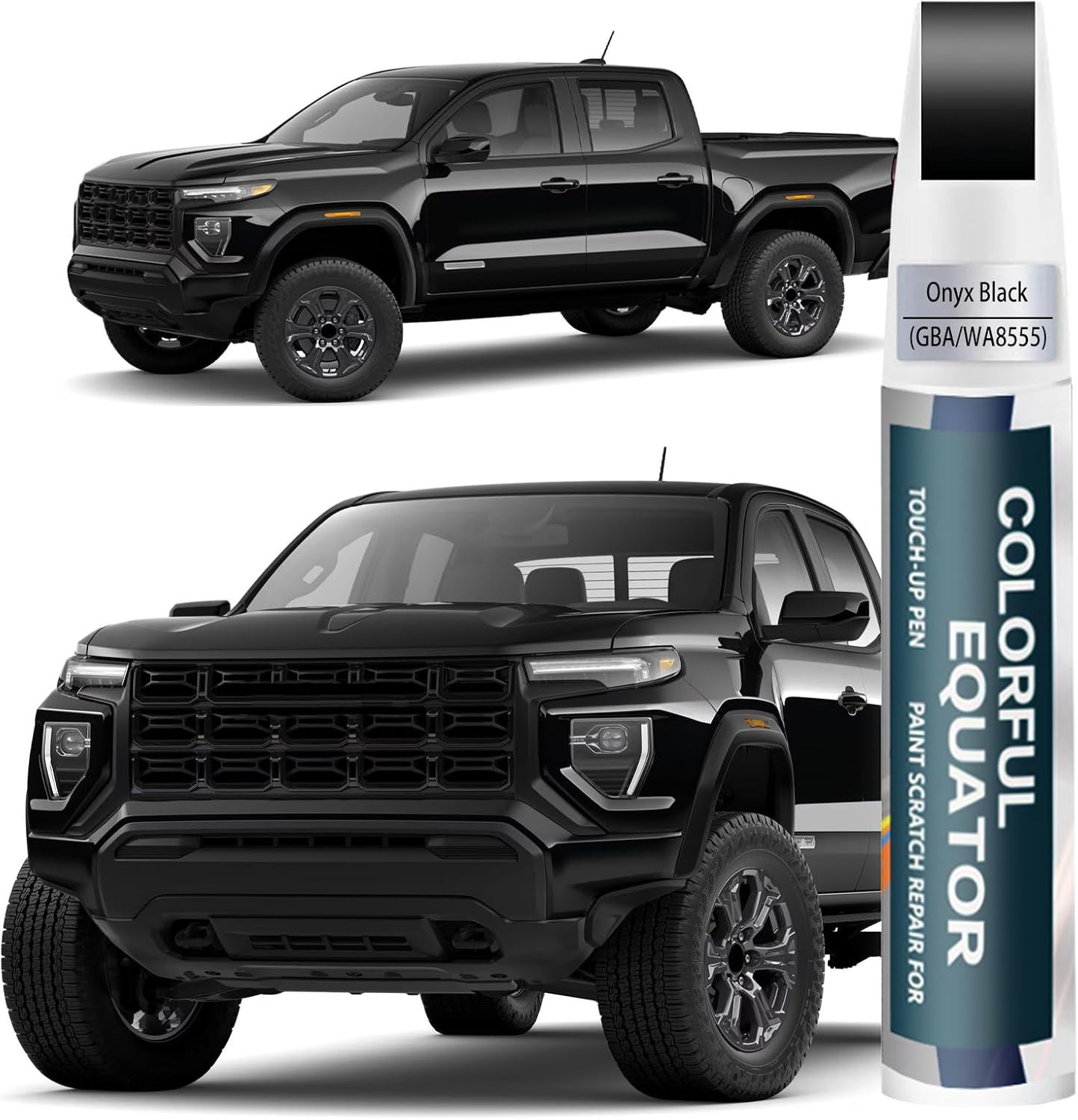 Onyx Black/Void Black(Gba/Wa8555) Touch up Paint for GMC, Car Paint Pen Scratch 