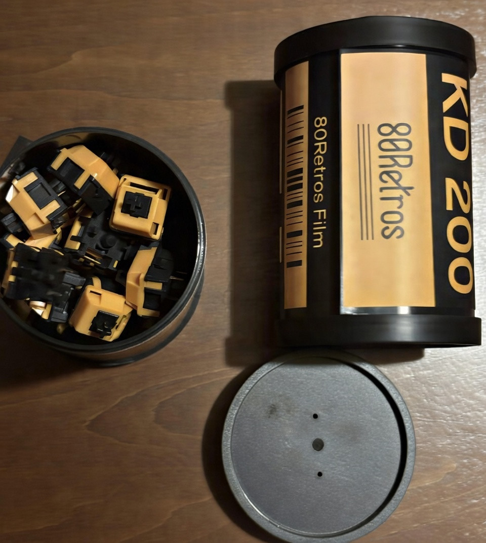 HMX KD200 Linear Switches - 69 Retros x HMX Film Series - Factory Lubed