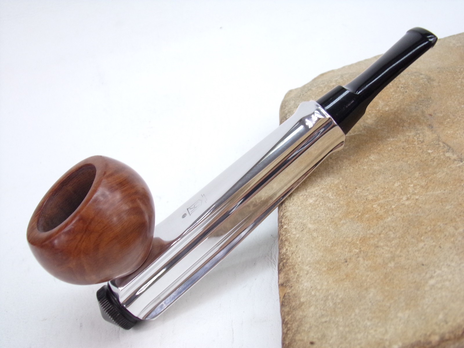 RARE KIRSTEN "THRIFTY" ESTATE PIPE, ALL ORIGINAL PARTS NICE BOWL AND BIT