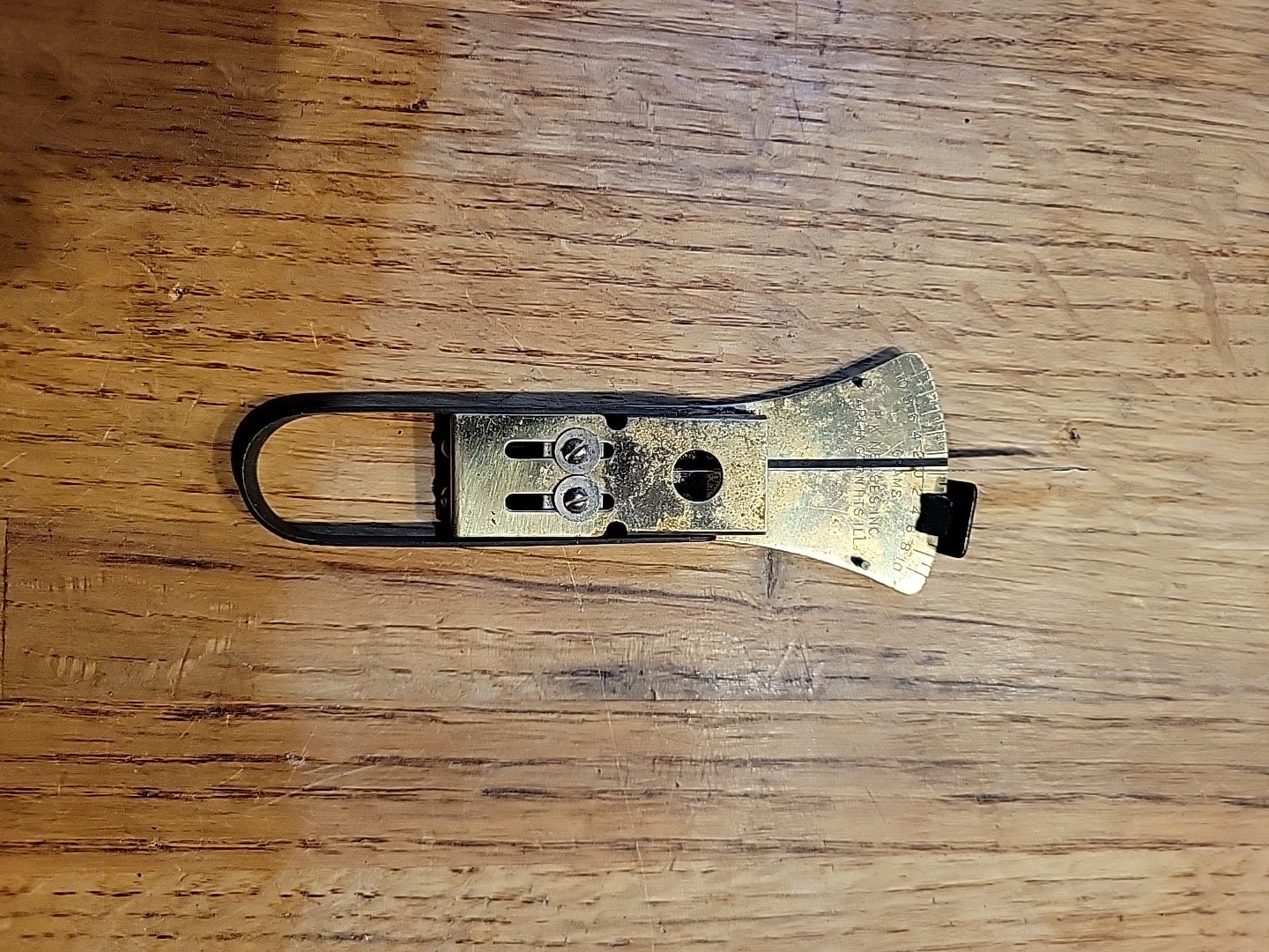 Vintage P.K. Neuses Pocket Gram Gauge 0-10g Spring Tension Sebring Corp Engraved