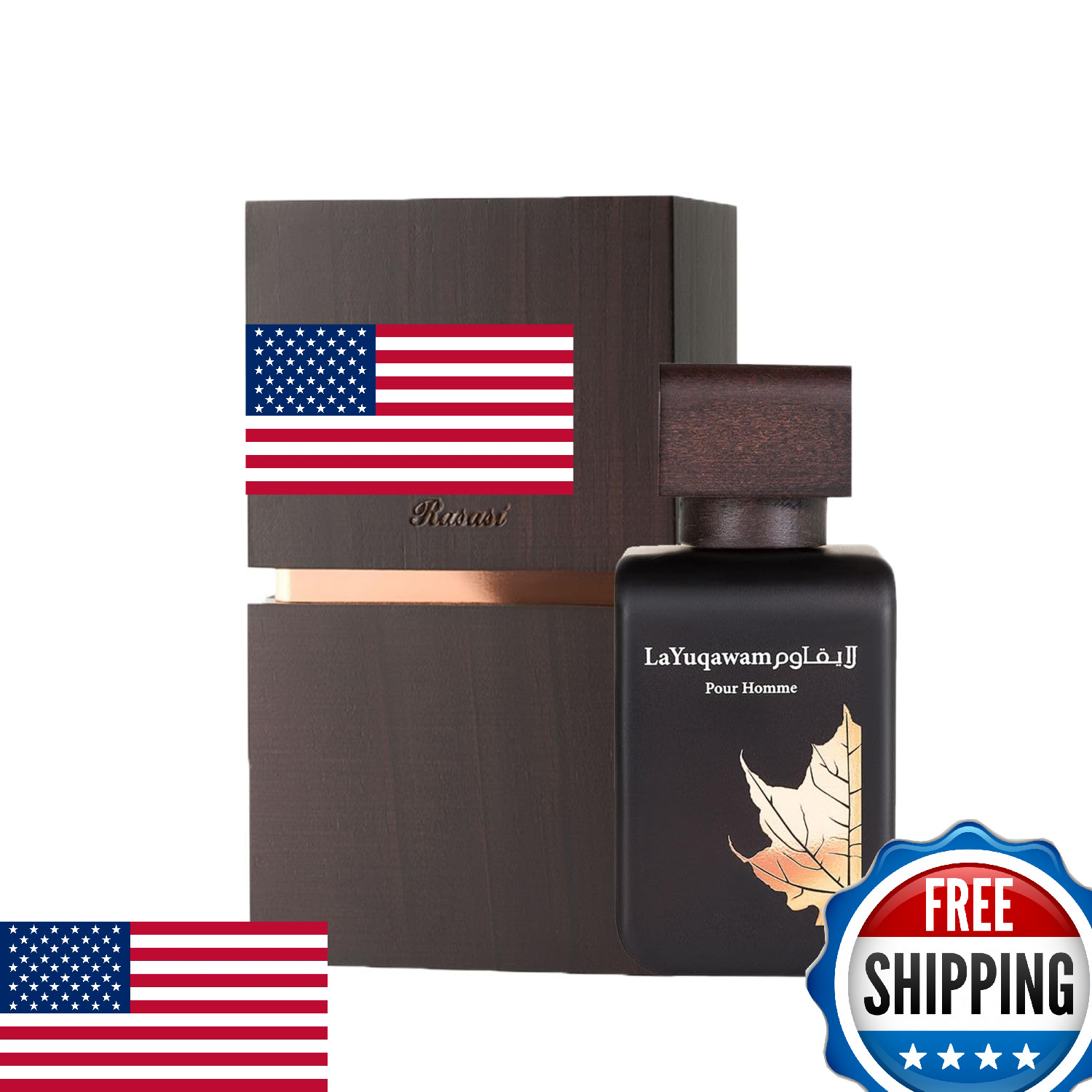 La Yuqawam Men EDP 75ml Rasasi Perfume - Authentic, Captivating Scent