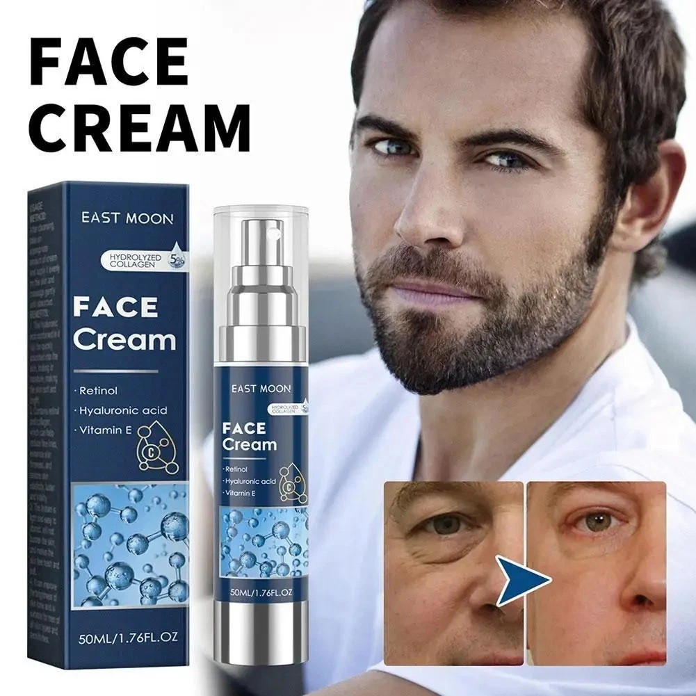 Particle Face Cream For Men 6 In 1 Anti Aging Cream Fights Eye Bags Dark Spots