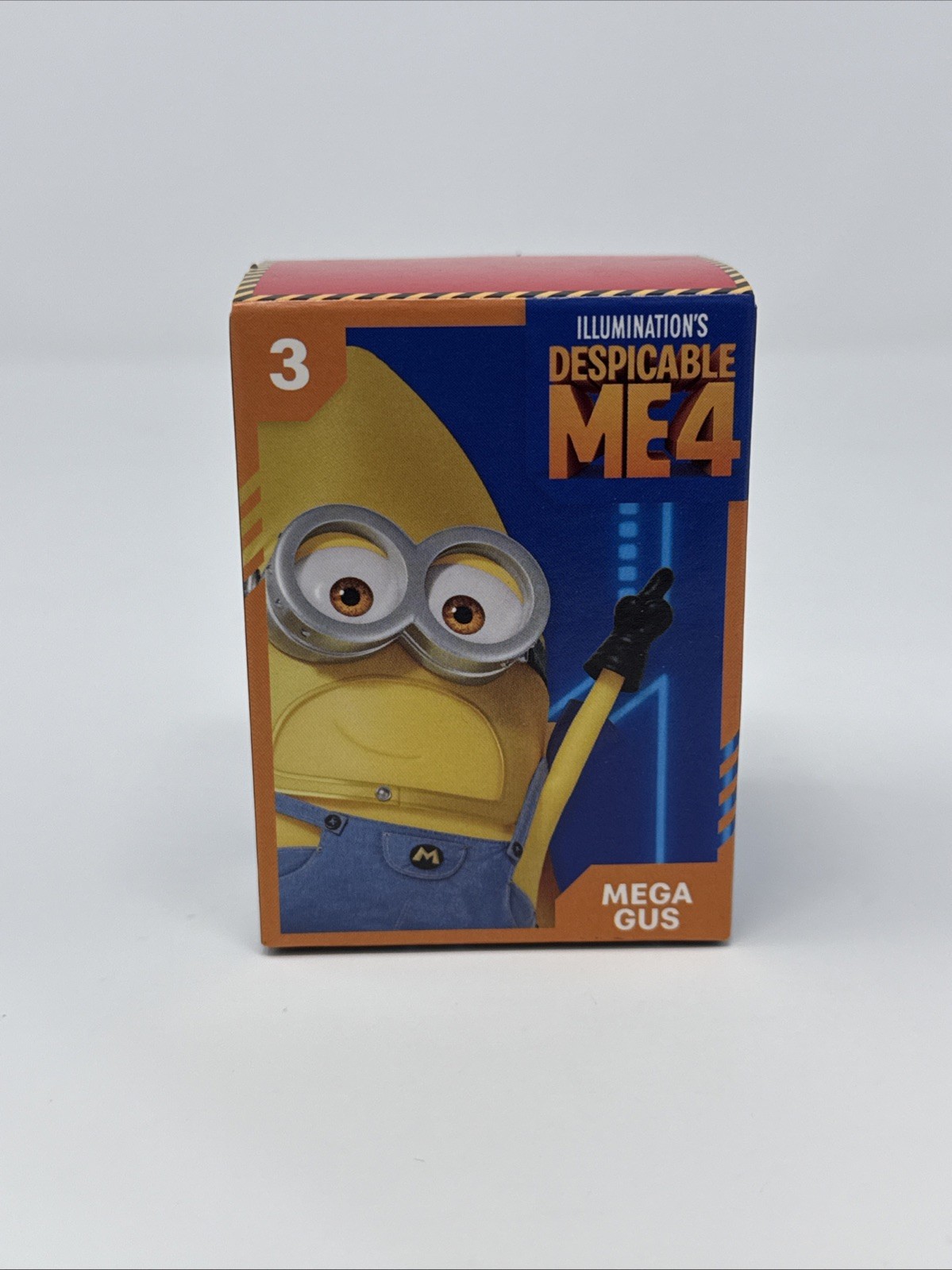 McDonald's 2024 Despicable Me 4 Mega Gus #3 Minion Figure Happy Meal Toy NEW