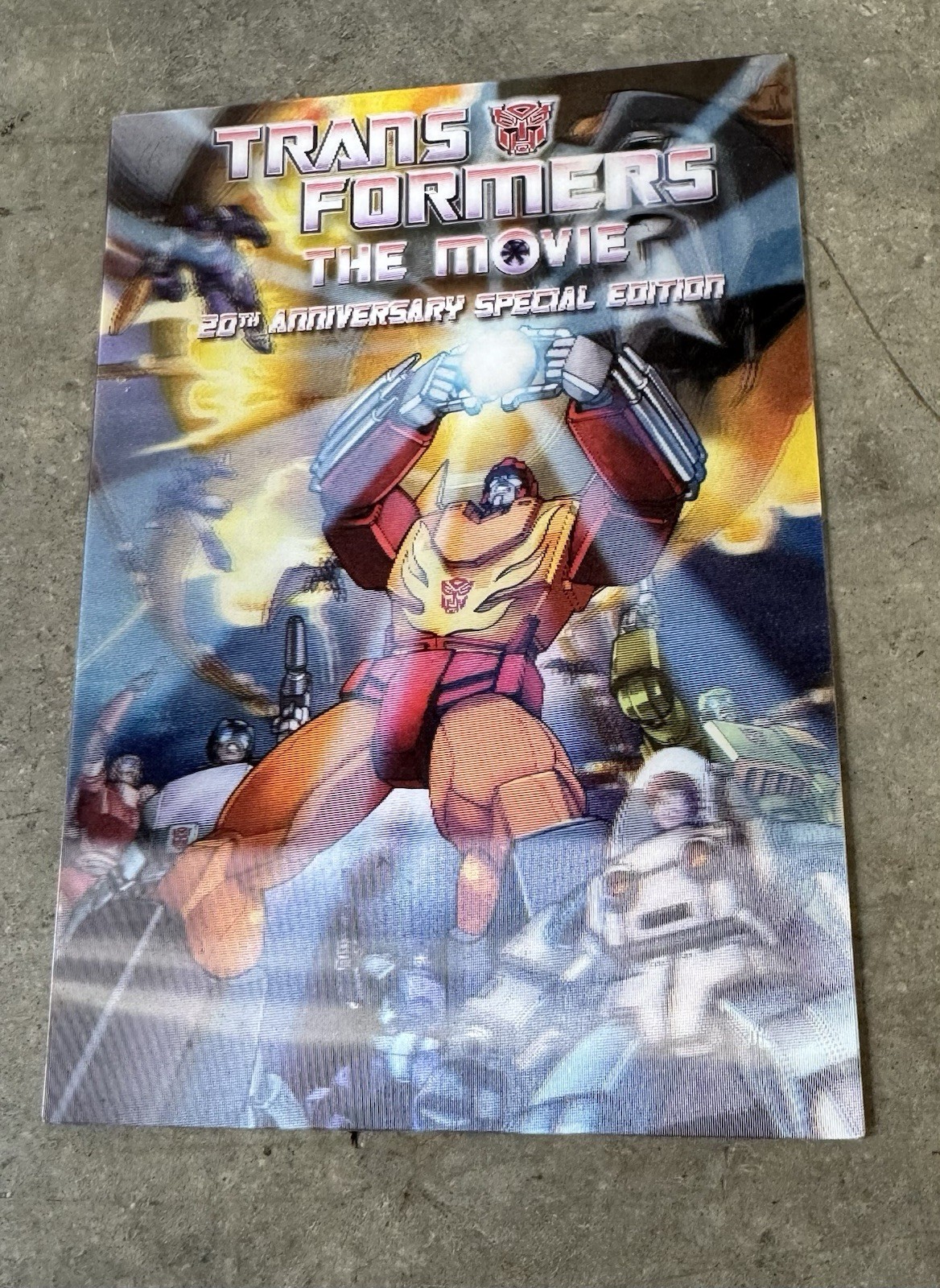 Transformers The Movie 20th Anniversary Special Edition Lenticular Card 7.5”x 5”