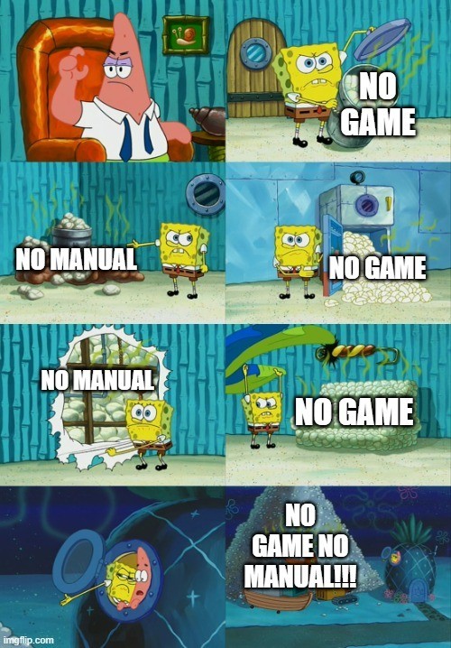 Replacement Case Request Nintendo DS - NO GAME NO MANUAL